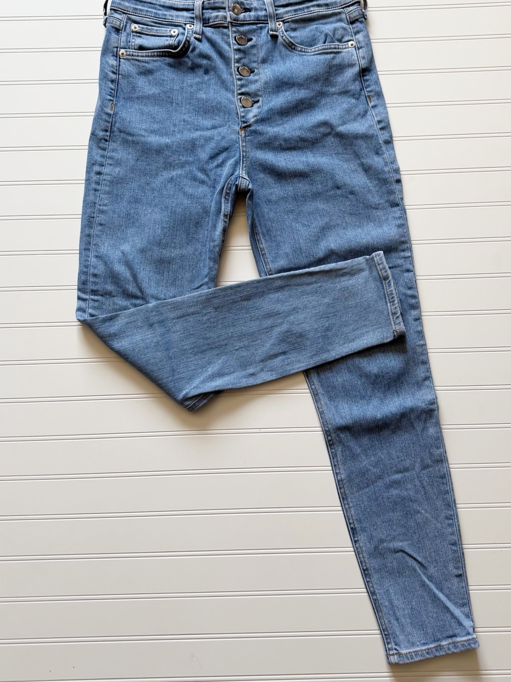 rag & bone Nina High-Rise Light Blue Skinny Jeans